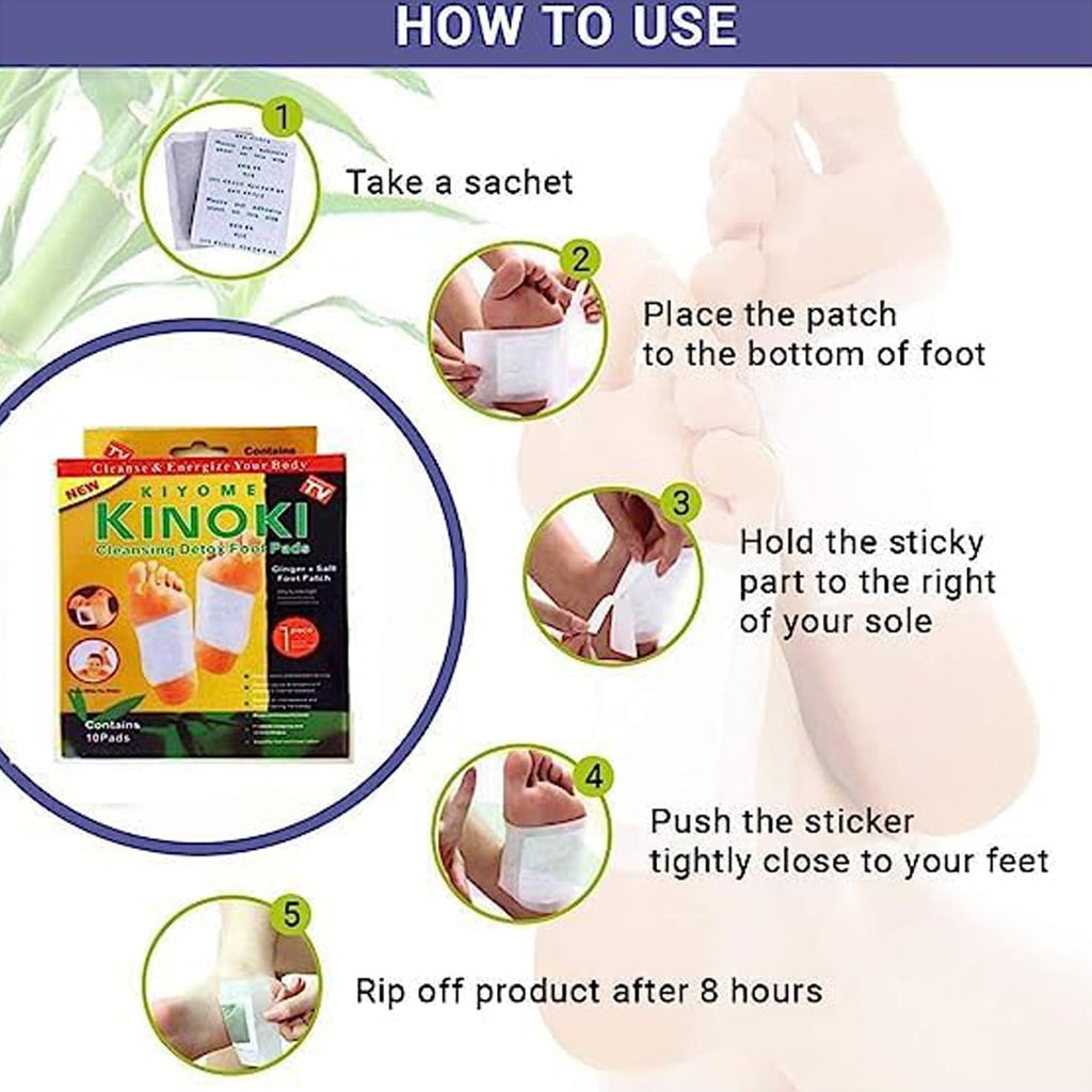 Detox Foot Pads - Natural Cleansing for Your Feet