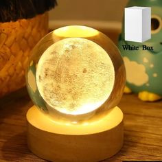 Moon Crystal Ball Night Lamp