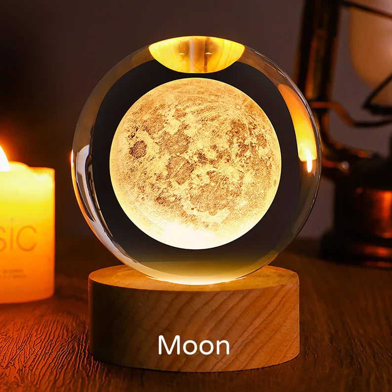 Moon Crystal Ball Night Lamp