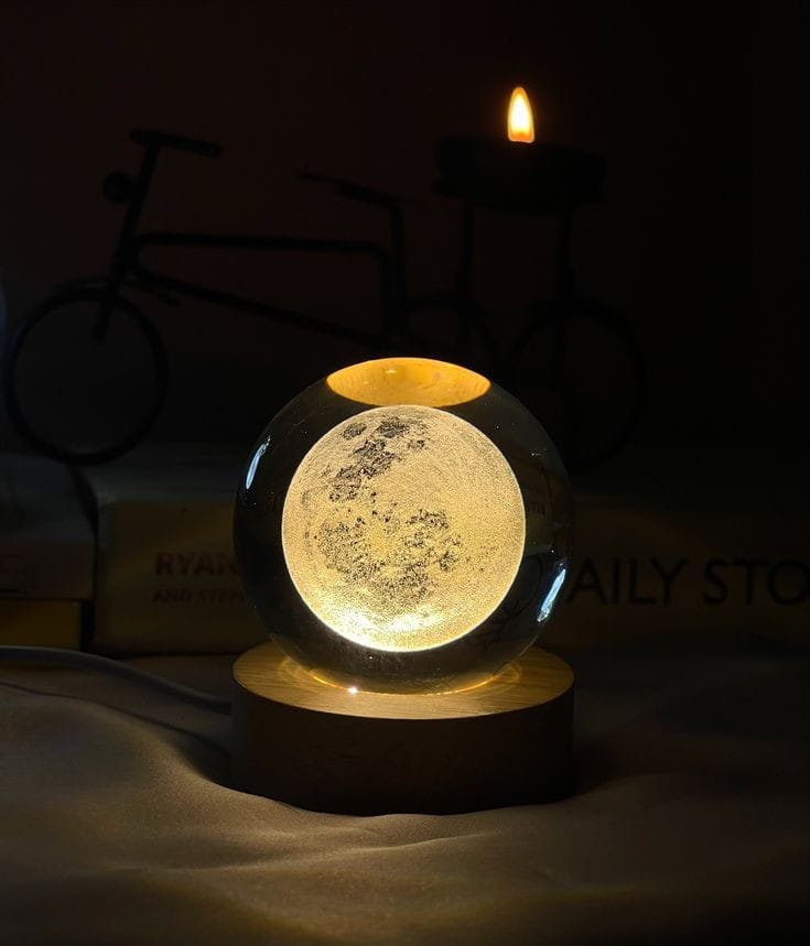 Moon Crystal Ball Night Lamp